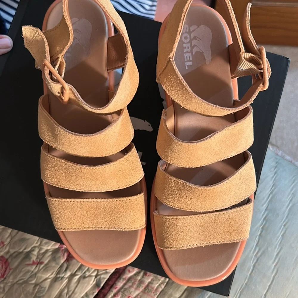 Sorel Women's Tan Sandals - Picture 3 of 7